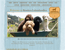 Tablet Screenshot of braskenlabradoodles.com